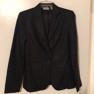 Black linen blazer